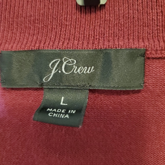 J. Crew maroon cotton cardigan - Picture 2 of 5